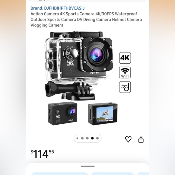 NWT Action Camera - Picture 4 of 6